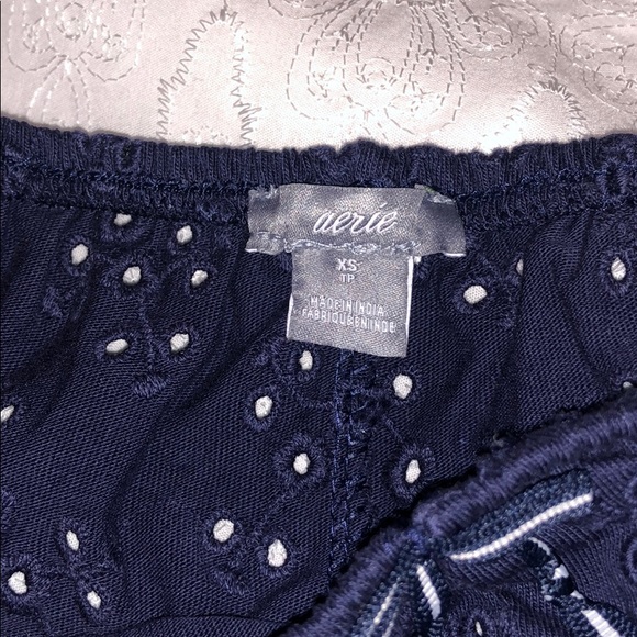 Navy Blue PJ’s Aerie Short - Picture 4 of 4